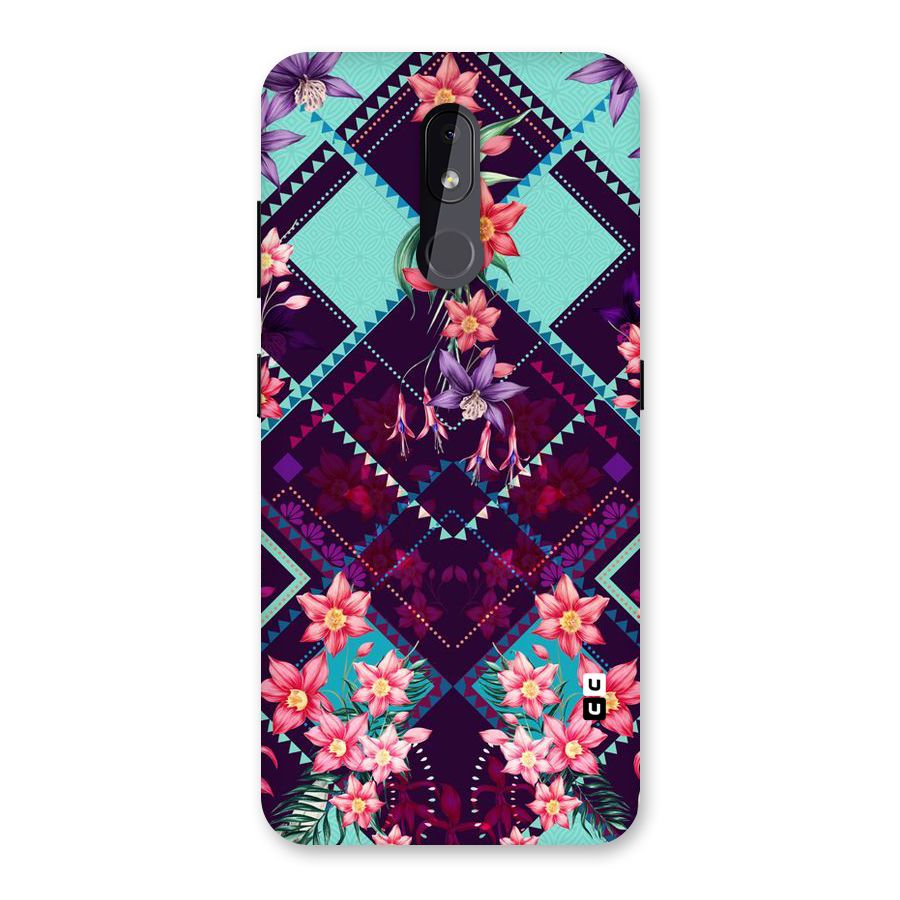 Floral Diamonds Back Case for Nokia 3.2