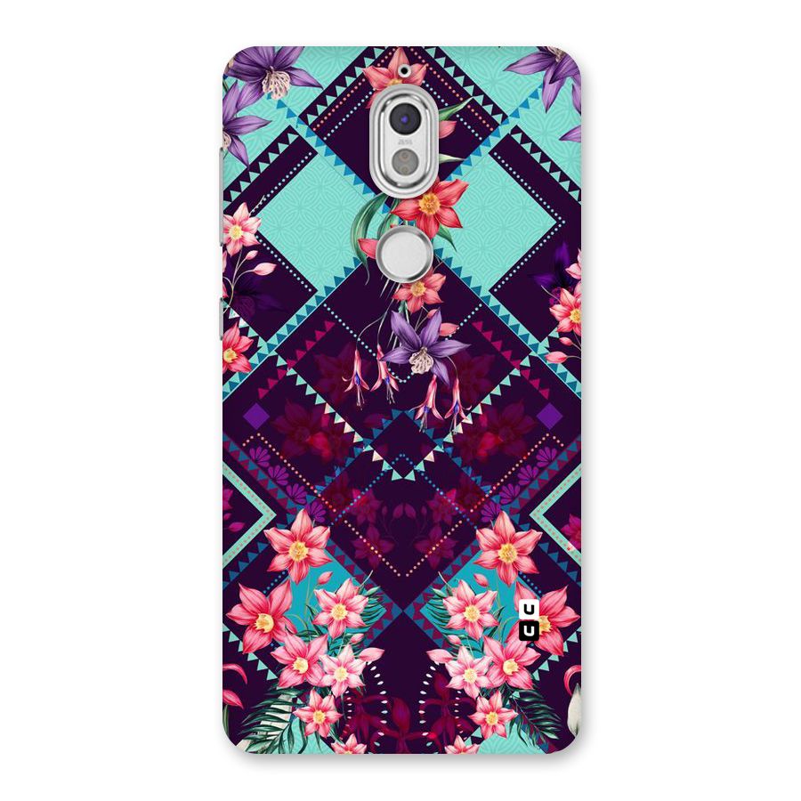 Floral Diamonds Back Case for Nokia 7
