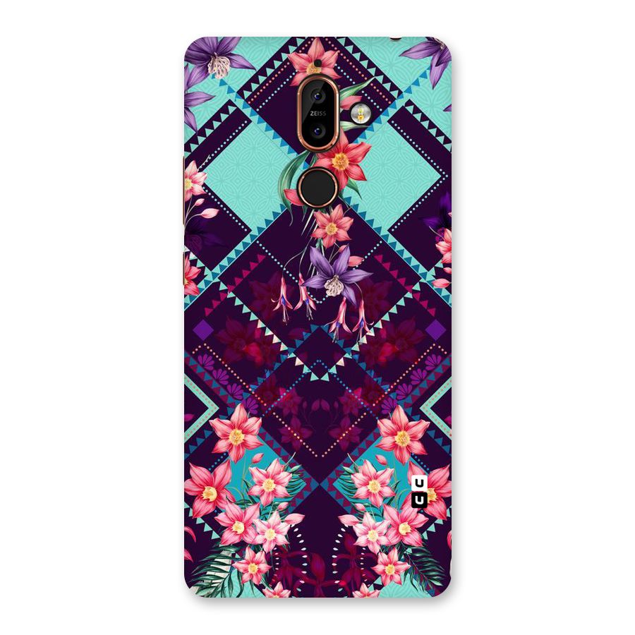 Floral Diamonds Back Case for Nokia 7 Plus