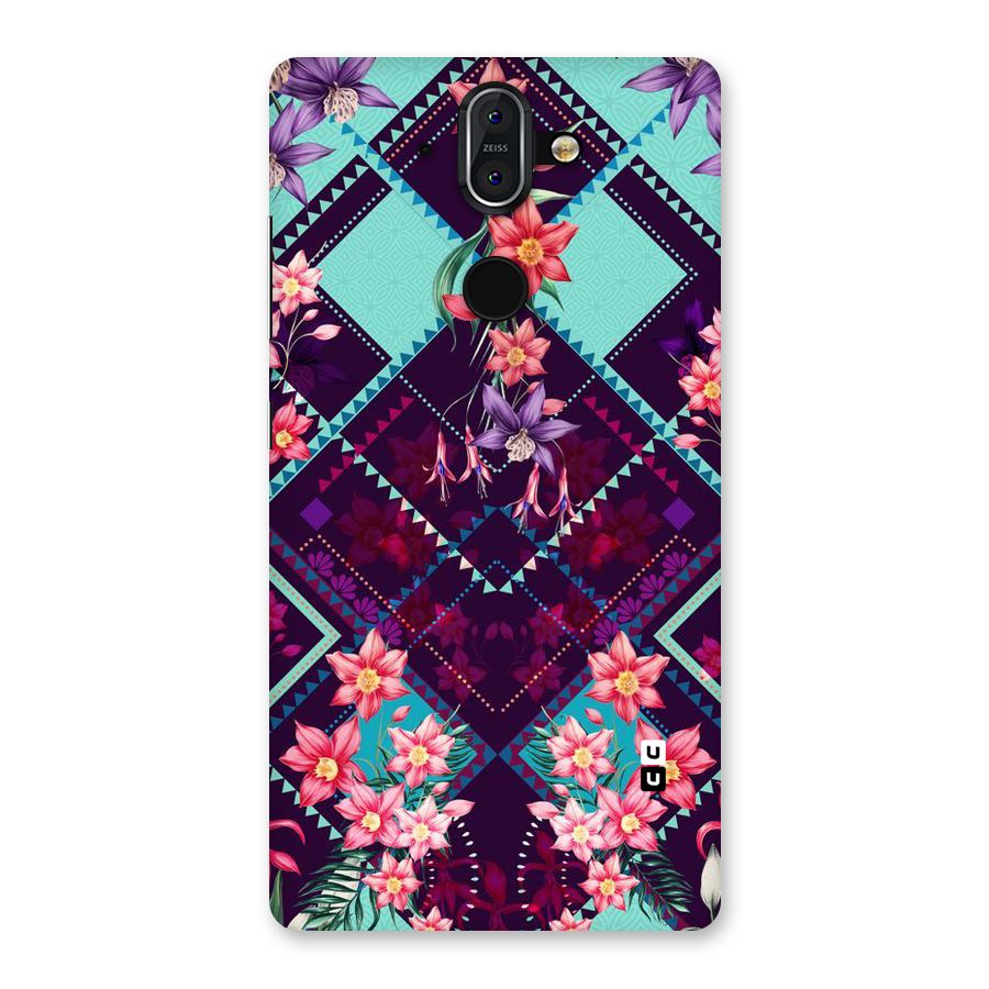 Floral Diamonds Back Case for Nokia 8 Sirocco