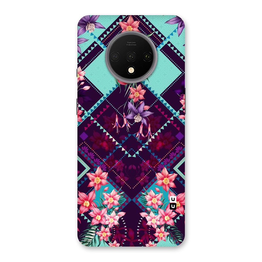 Floral Diamonds Back Case for OnePlus 7T