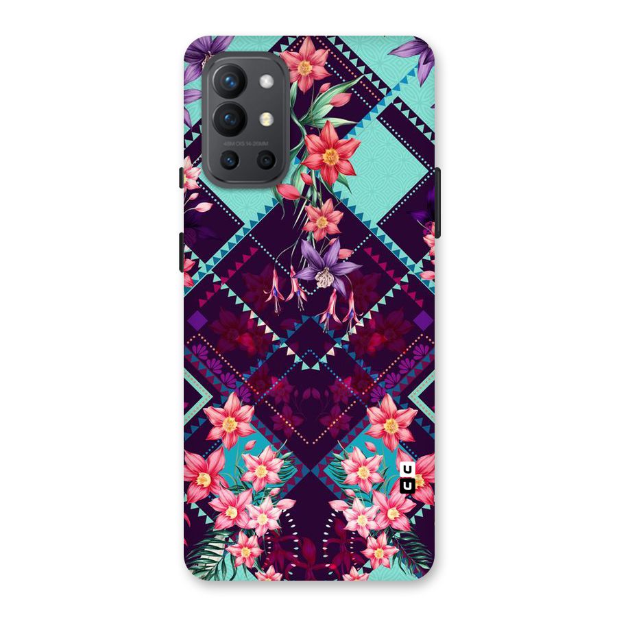 Floral Diamonds Back Case for OnePlus 9R