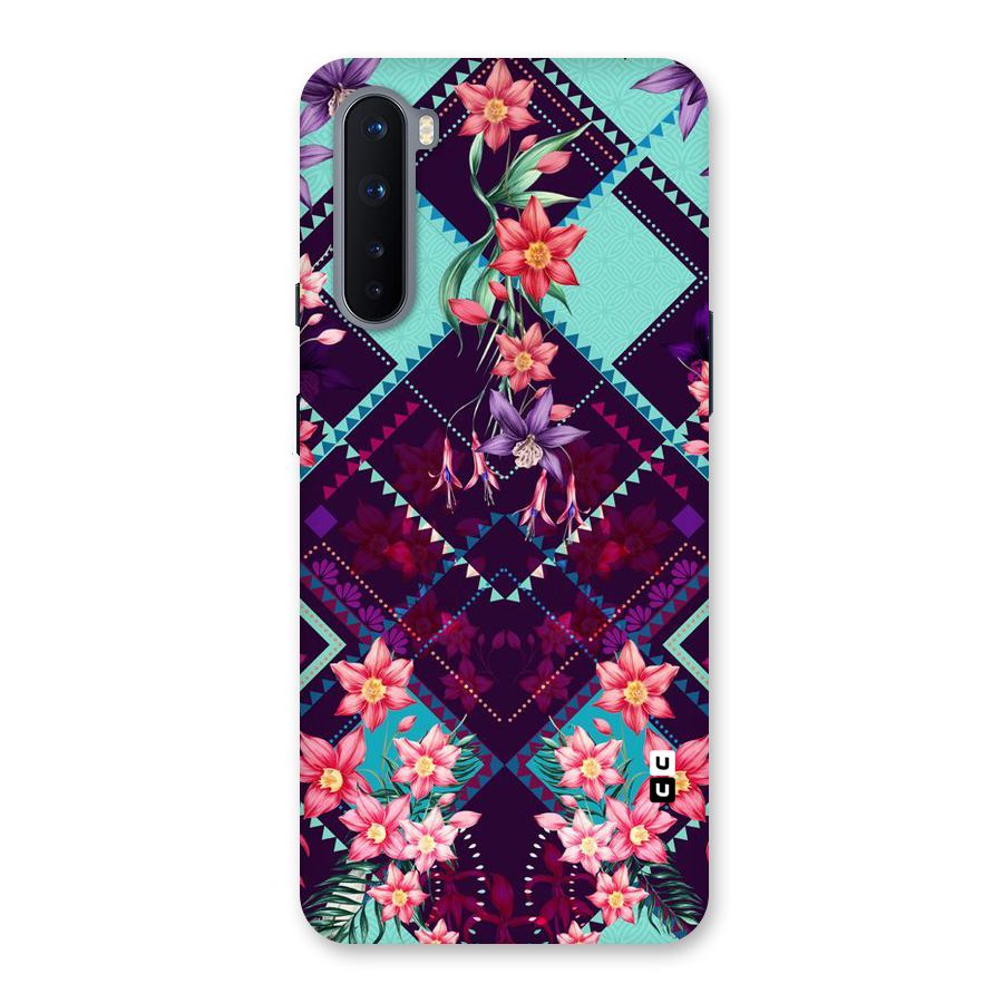 Floral Diamonds Back Case for OnePlus Nord