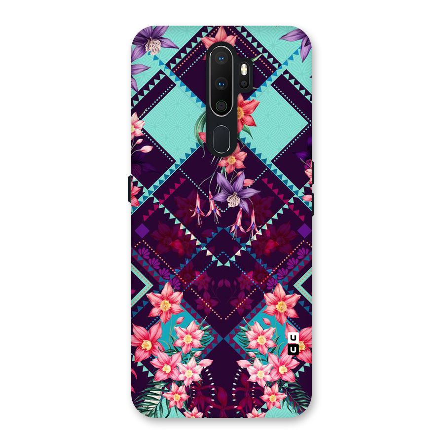 Floral Diamonds Back Case for Oppo A5 (2020)