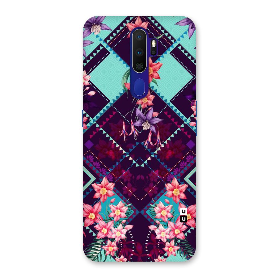 Floral Diamonds Back Case for Oppo A9 (2020)