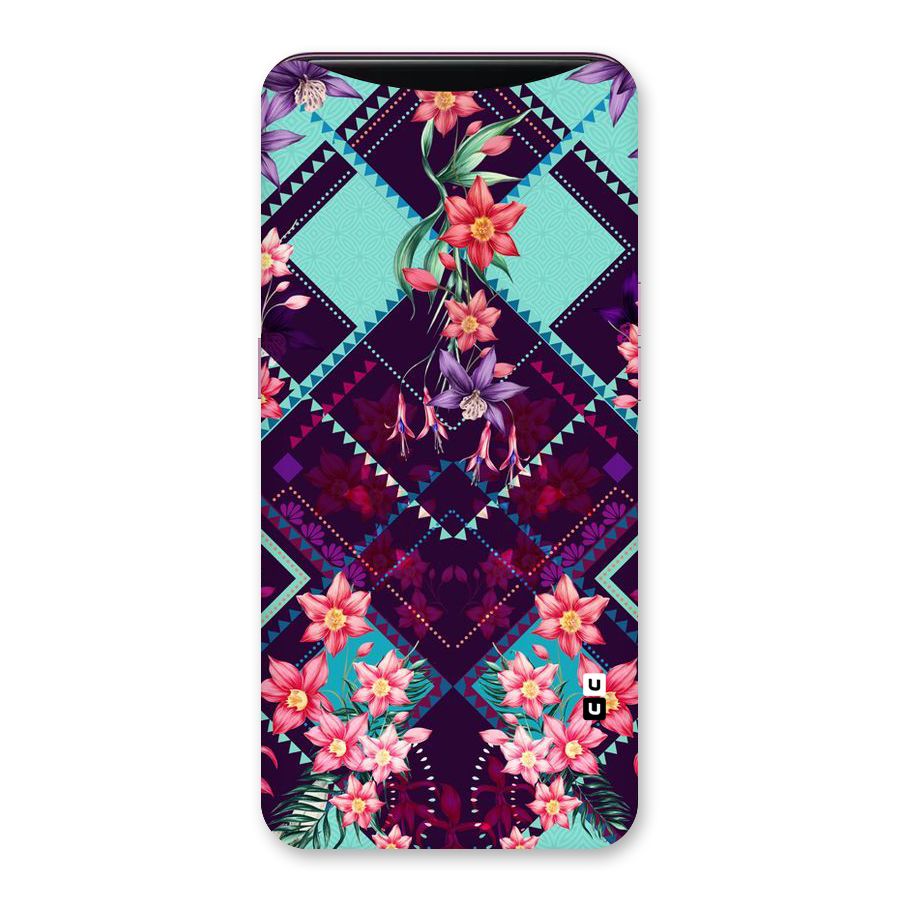 Floral Diamonds Back Case for Oppo Find X