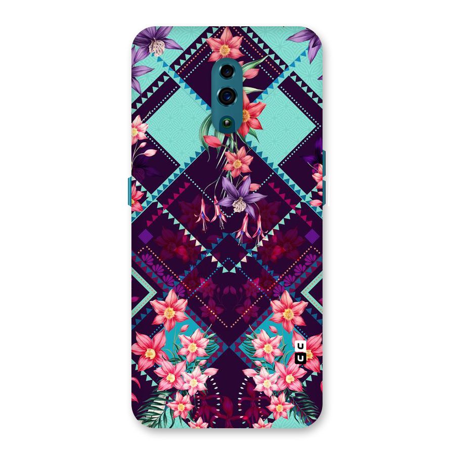 Floral Diamonds Back Case for Oppo Reno