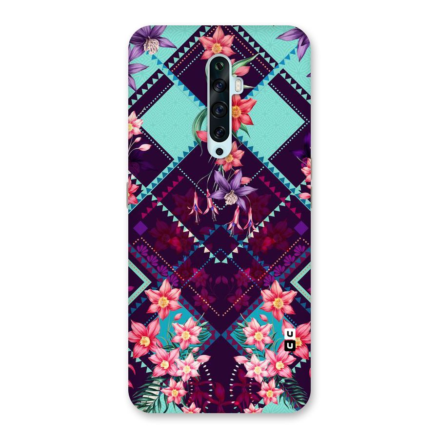 Floral Diamonds Back Case for Oppo Reno2 Z