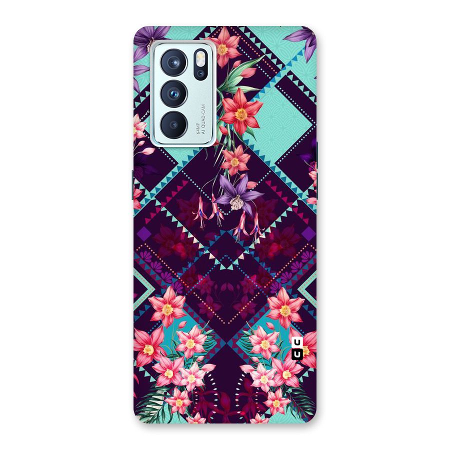 Floral Diamonds Back Case for Oppo Reno6 Pro 5G