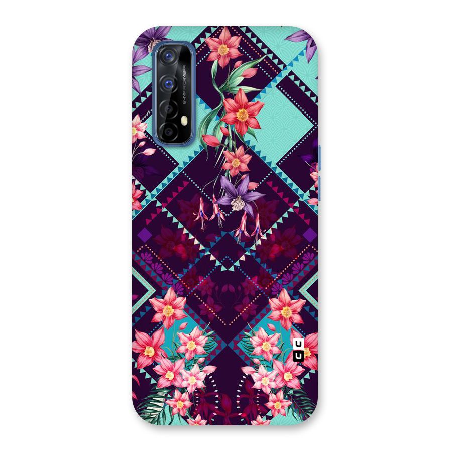 Floral Diamonds Back Case for Realme 7