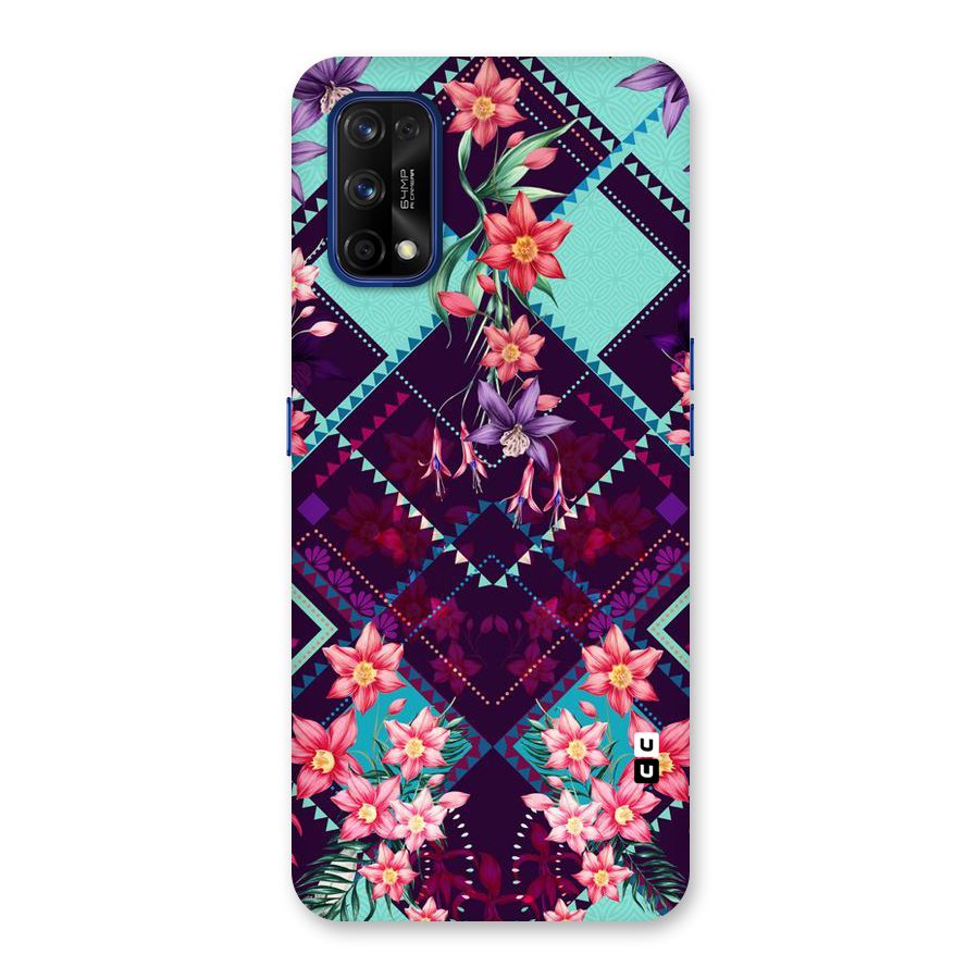 Floral Diamonds Back Case for Realme 7 Pro