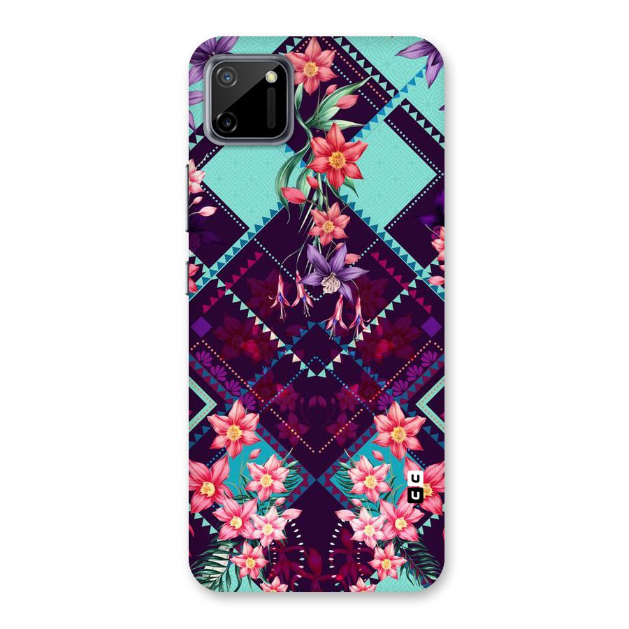 Floral Diamonds Back Case for Realme C11