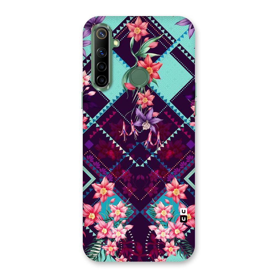 Floral Diamonds Back Case for Realme Narzo 10