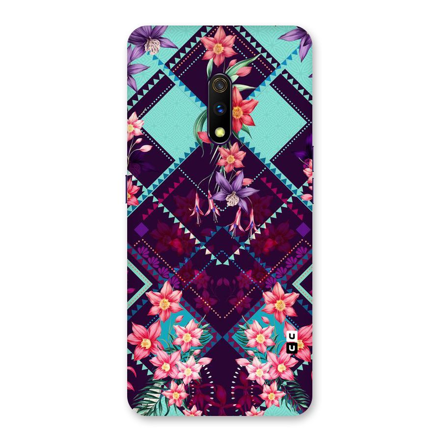 Floral Diamonds Back Case for Realme X