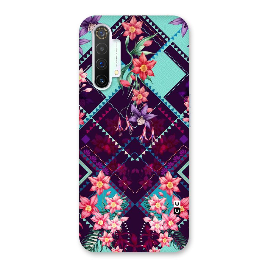 Floral Diamonds Back Case for Realme X3