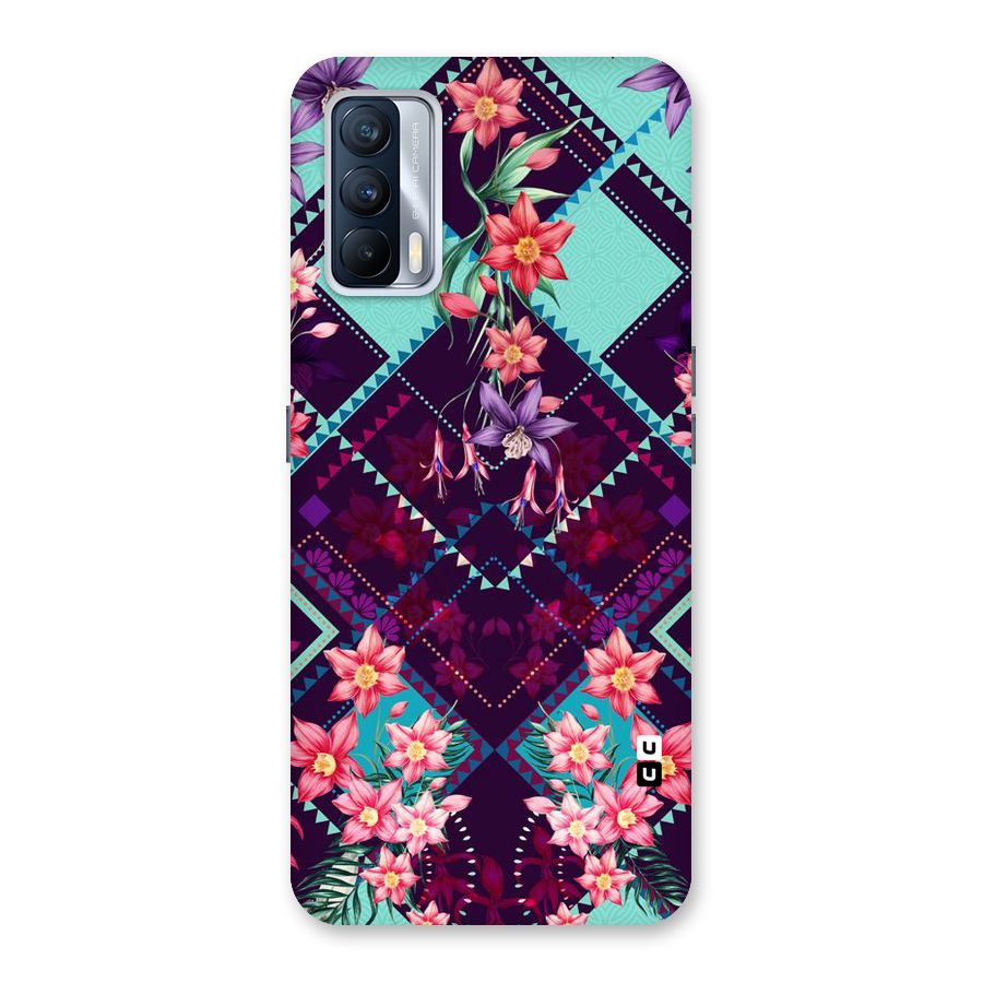 Floral Diamonds Back Case for Realme X7