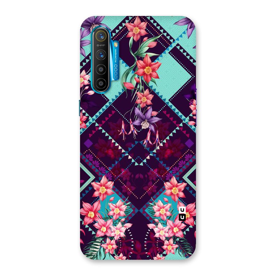 Floral Diamonds Back Case for Realme XT