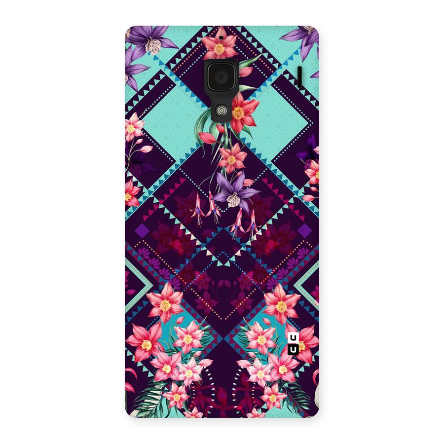 Floral Diamonds Back Case for Redmi 1S