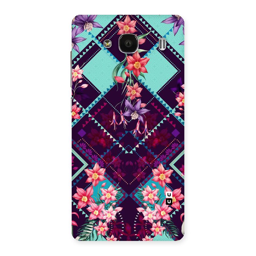 Floral Diamonds Back Case for Redmi 2s