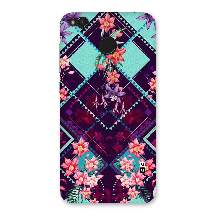 Floral Diamonds Back Case for Redmi 4