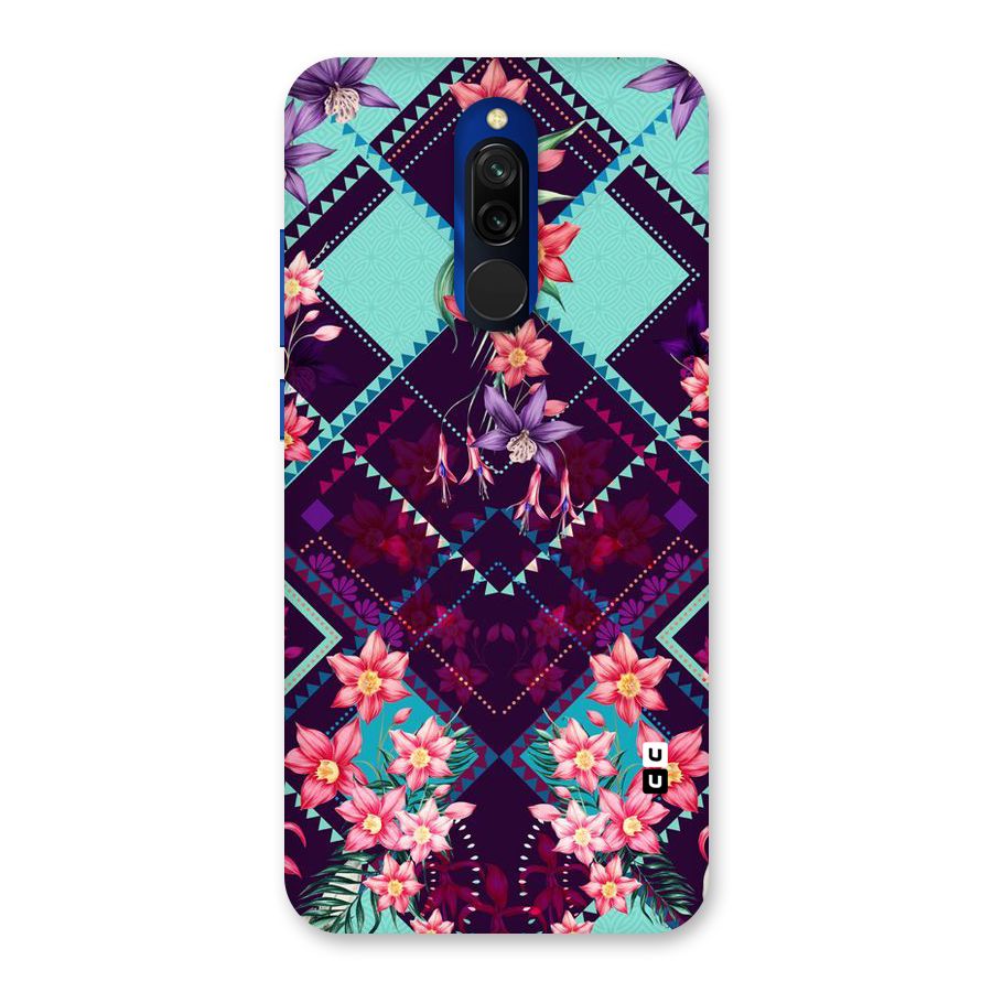 Floral Diamonds Back Case for Redmi 8