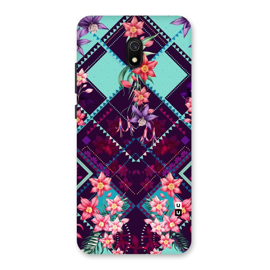 Floral Diamonds Back Case for Redmi 8A