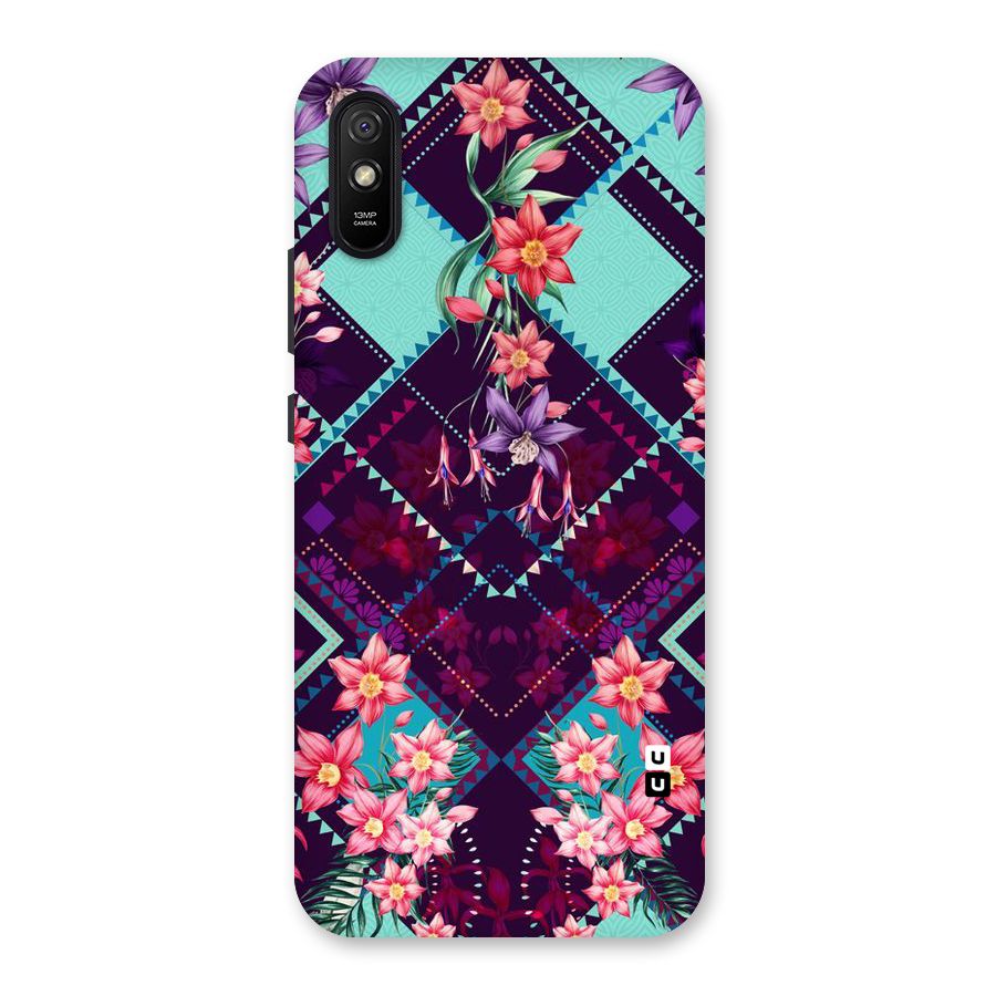 Floral Diamonds Back Case for Redmi 9A