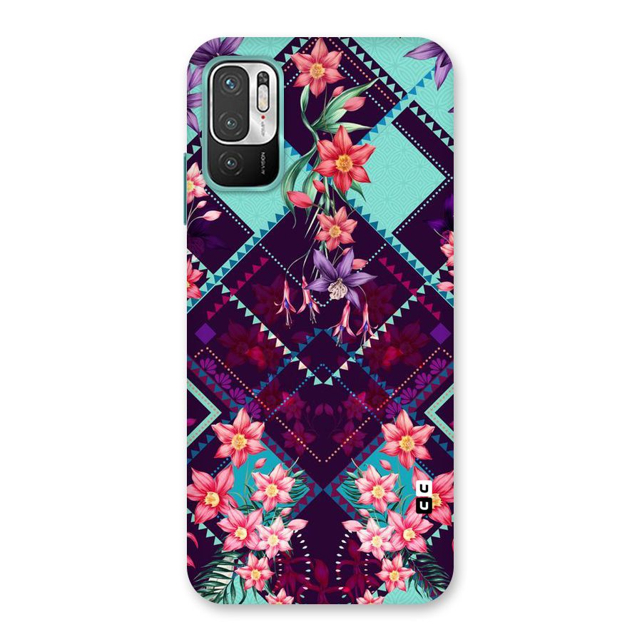 Floral Diamonds Back Case for Redmi Note 10T 5G