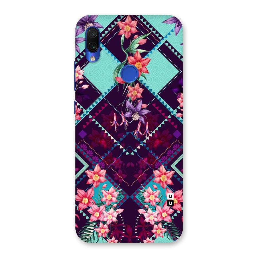Floral Diamonds Back Case for Redmi Note 7S