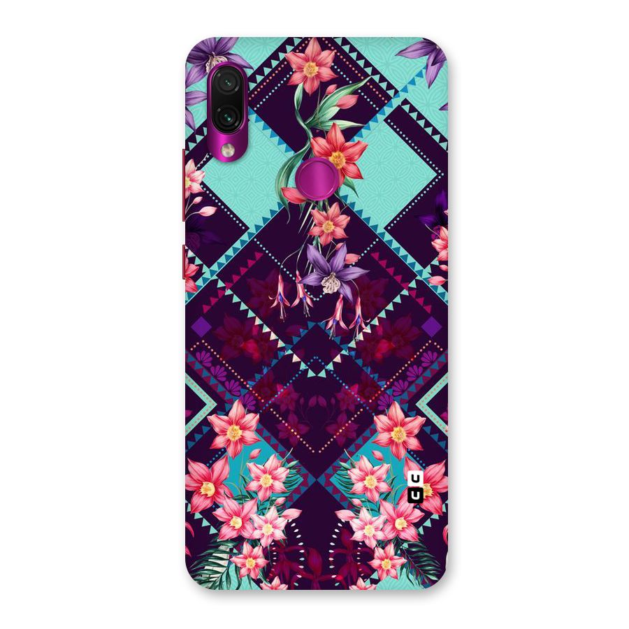 Floral Diamonds Back Case for Redmi Note 7 Pro