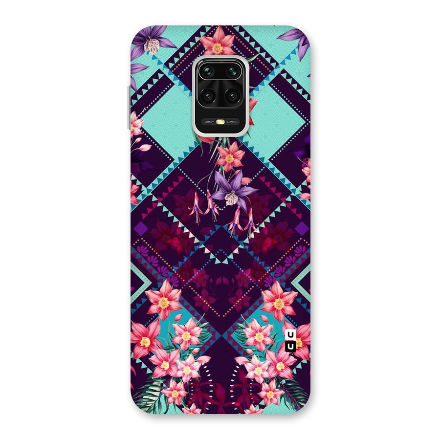 Floral Diamonds Back Case for Redmi Note 9 Pro