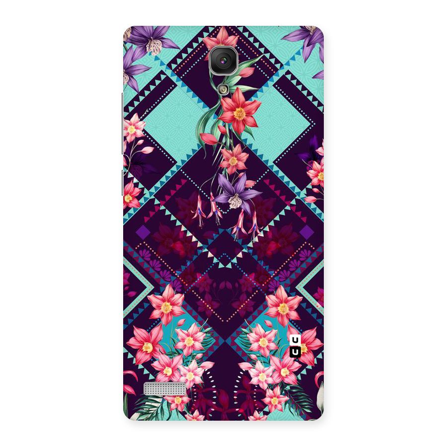 Floral Diamonds Back Case for Redmi Note Prime