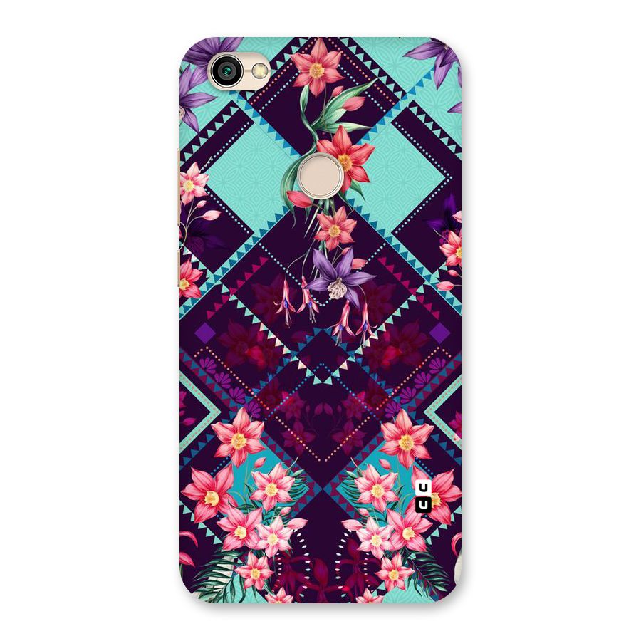 Floral Diamonds Back Case for Redmi Y1 2017