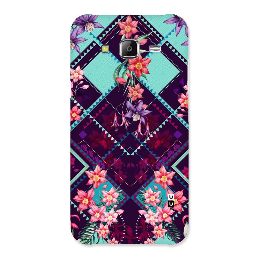 Floral Diamonds Back Case for Samsung Galaxy J2 Prime