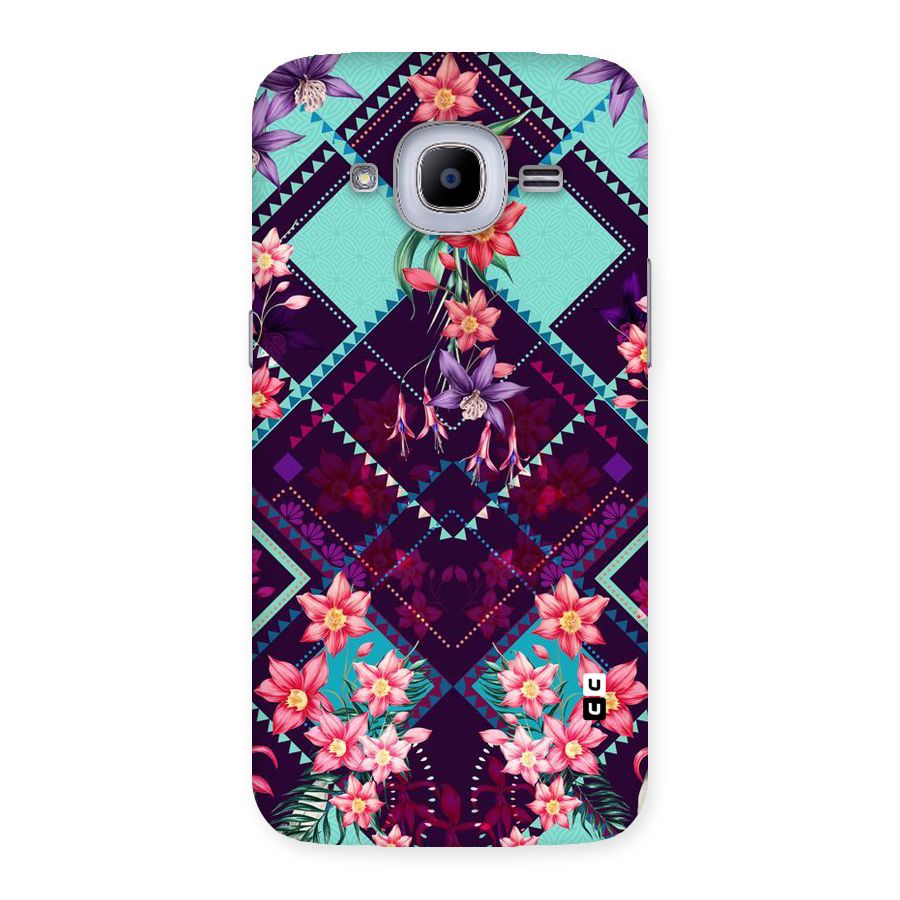 Floral Diamonds Back Case for Samsung Galaxy J2 Pro
