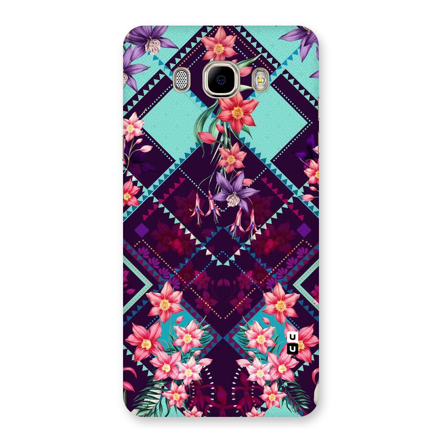 Floral Diamonds Back Case for Samsung Galaxy J7 2016