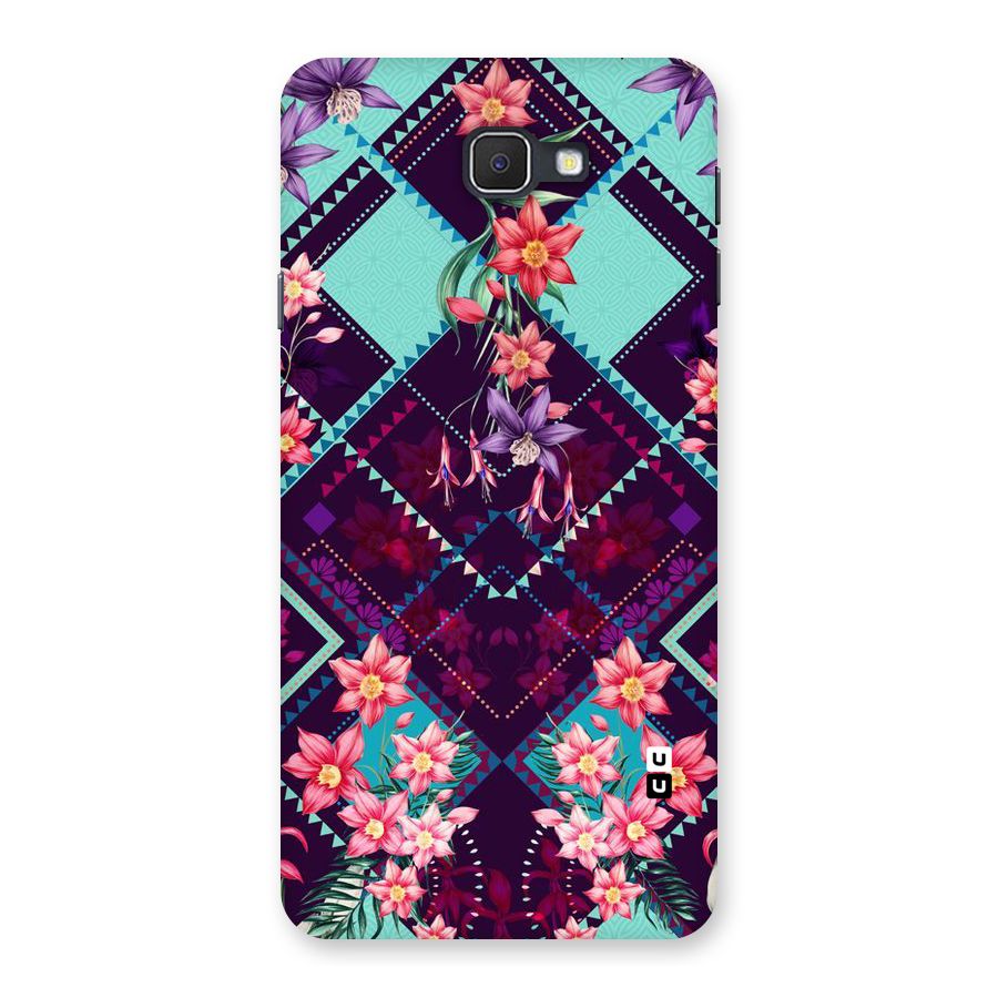 Floral Diamonds Back Case for Samsung Galaxy J7 Prime