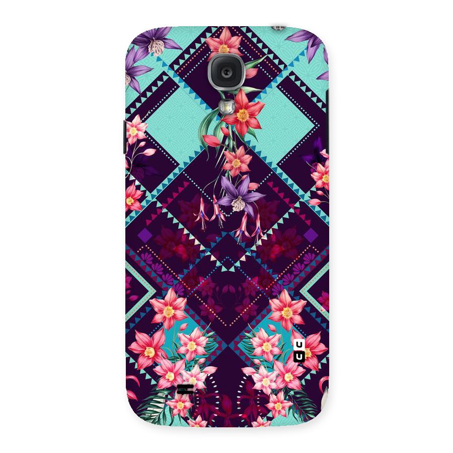 Floral Diamonds Back Case for Samsung Galaxy S4