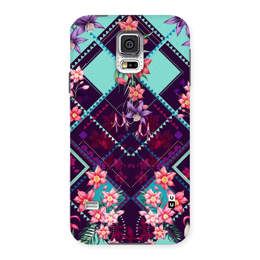 Floral Diamonds Back Case for Samsung Galaxy S5