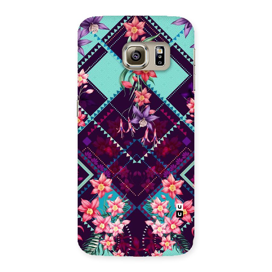 Floral Diamonds Back Case for Samsung Galaxy S6 Edge