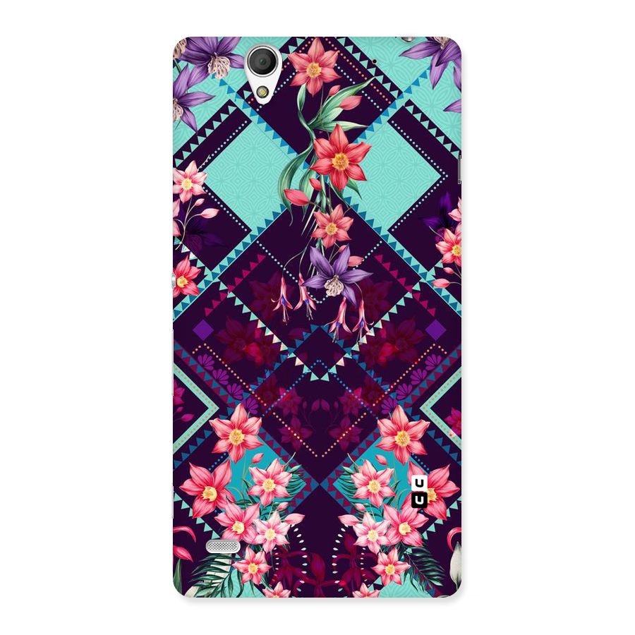 Floral Diamonds Back Case for Sony Xperia C4