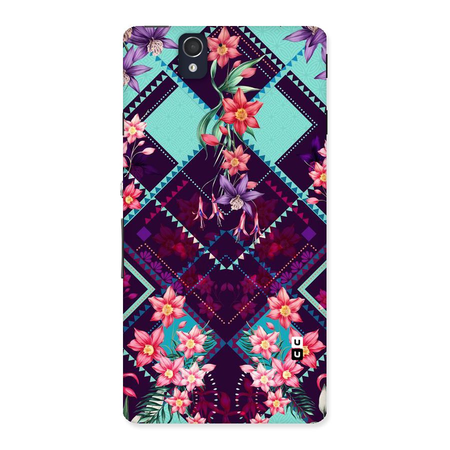 Floral Diamonds Back Case for Sony Xperia Z