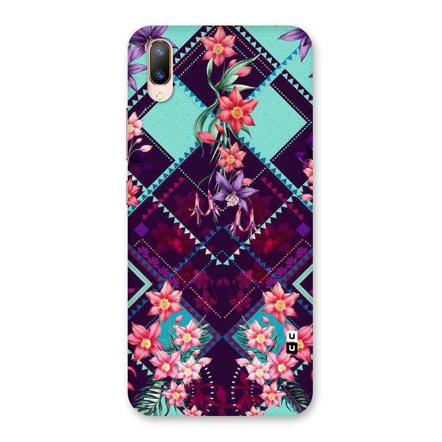 Floral Diamonds Back Case for Vivo V11 Pro