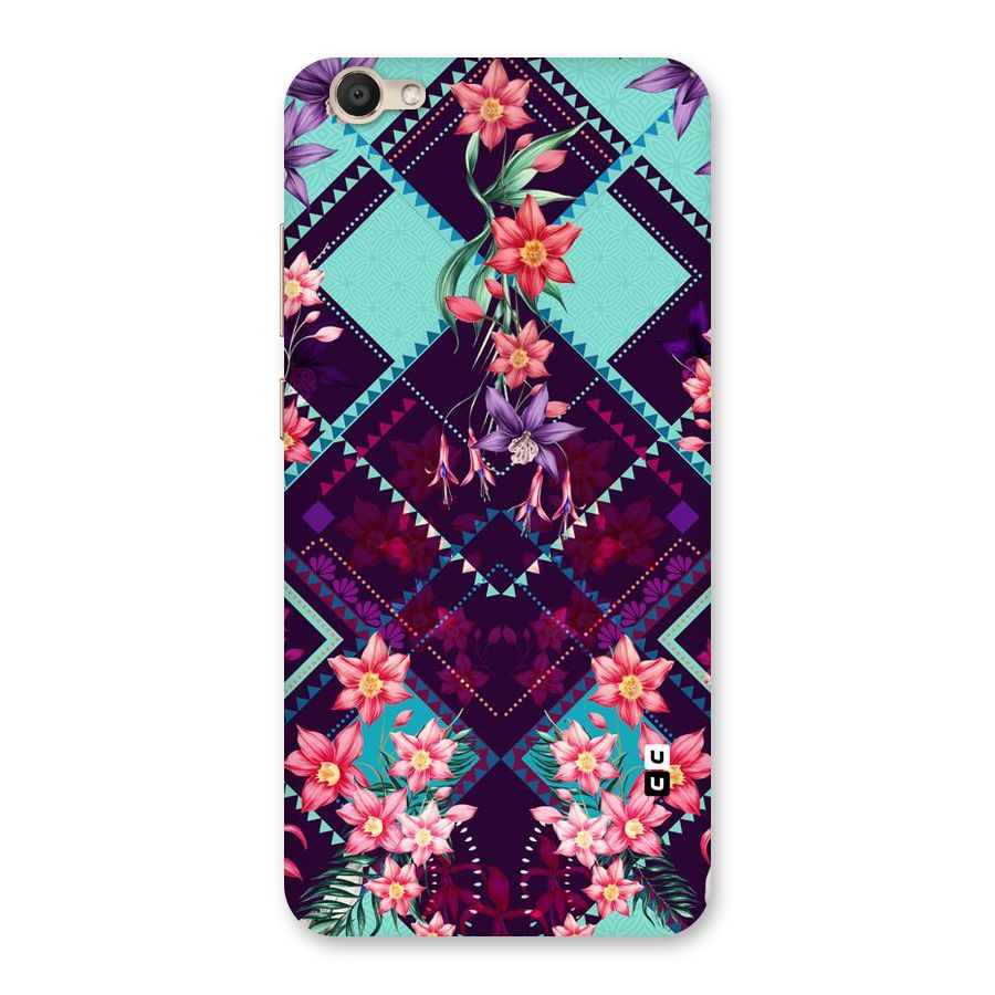 Floral Diamonds Back Case for Vivo V5