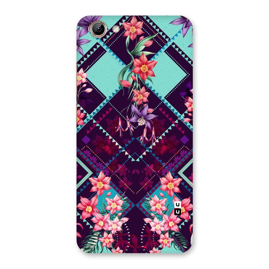 Floral Diamonds Back Case for Vivo Y71i