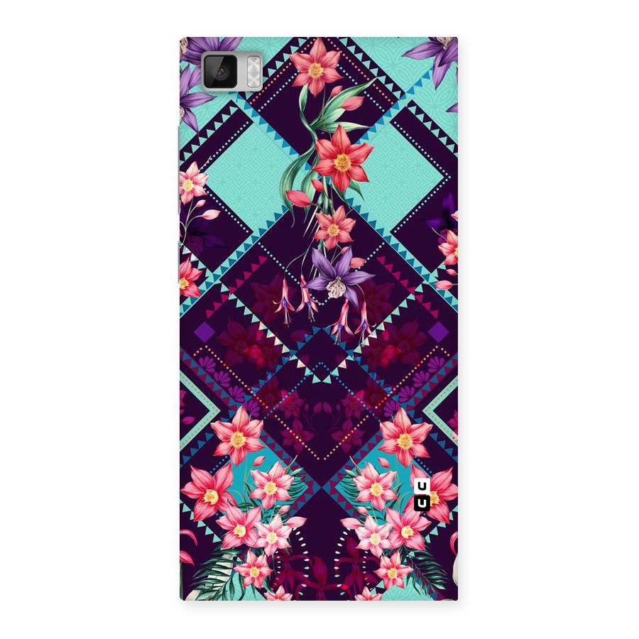 Floral Diamonds Back Case for Xiaomi Mi3
