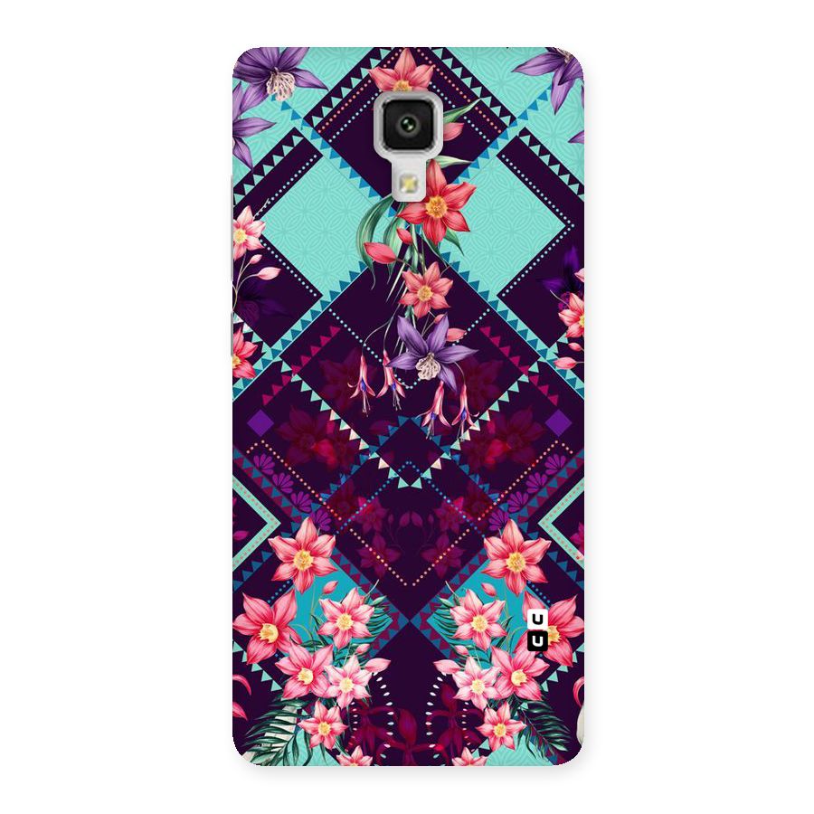 Floral Diamonds Back Case for Xiaomi Mi 4