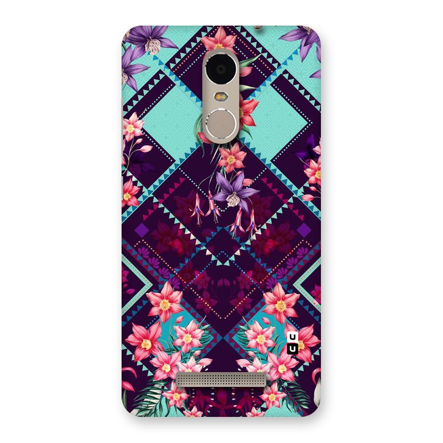 Floral Diamonds Back Case for Xiaomi Redmi Note 3