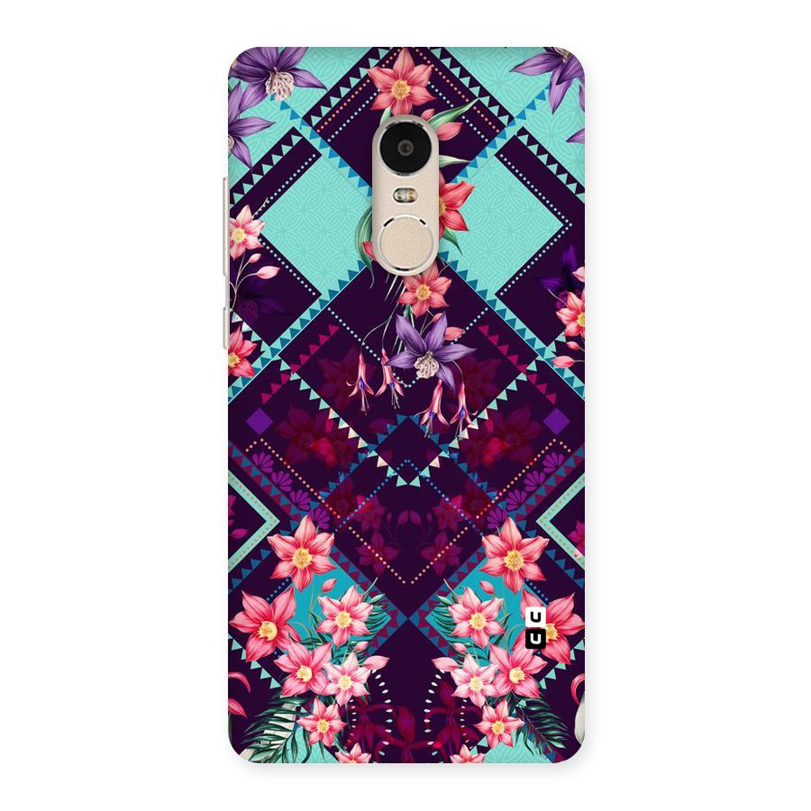 Floral Diamonds Back Case for Xiaomi Redmi Note 4