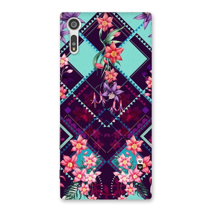 Floral Diamonds Back Case for Xperia XZ